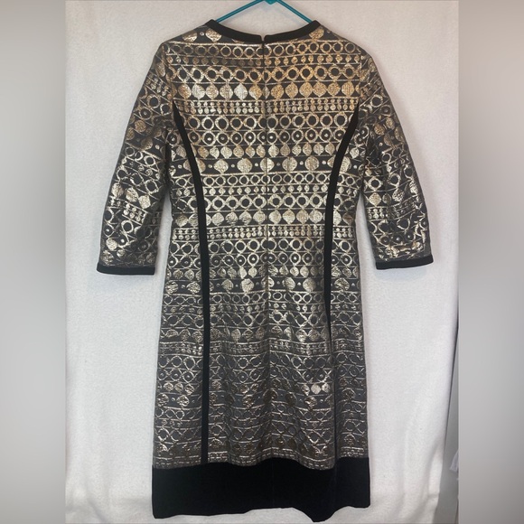 Weekend Max Mara Dress Size 6 Geometric Designer READ - Picture 2 of 7